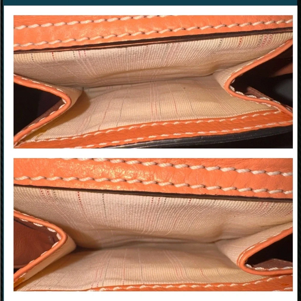 Marc Jacobs Classic Peach Leather Shoulder Bag - Picture 10 of 14